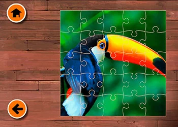 Exotic Animals Jigsaw skærmbillede af spillet