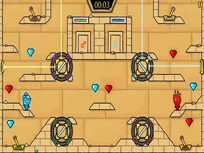Fireboy És Watergirl Light Temple játék képernyőképe