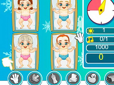 Bevroren Babyverzorging schermafbeelding van het spel
