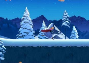 Corrida Congelada captura de tela do jogo