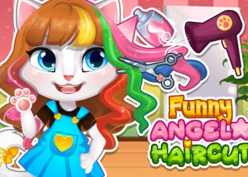Gülməli Angela Saç Düzümü oyun ekran görüntüsü
