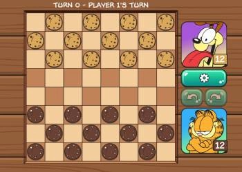 Garfield Checkers skærmbillede af spillet