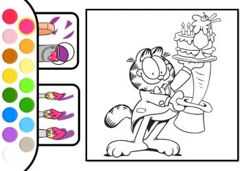 Garfield-Malbuch Spiel-Screenshot