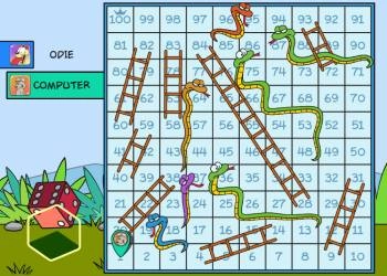 Garfield Snakes And Ladders game screenshot