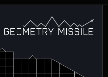 Geometrická střela snímek obrazovky hry