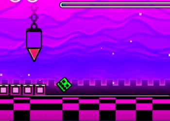 Gjeometri Neon Dash Nënzero pamje nga ekrani i lojës
