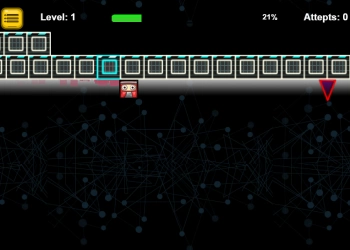 Geometrie Neon Dash Wereld schermafbeelding van het spel