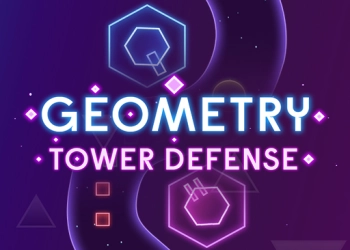 Geometrická věžová obrana snímek obrazovky hry