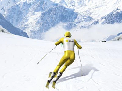 Gp Ski Slalom ພາບຫນ້າຈໍເກມ
