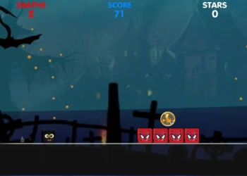 Tiret Géométrique D'halloween capture d'écran du jeu