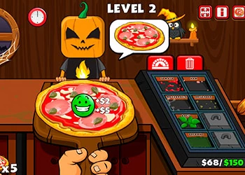 Pizzéria D'halloween capture d'écran du jeu