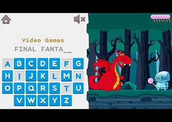 Hangman Adventure mängu ekraanipilt
