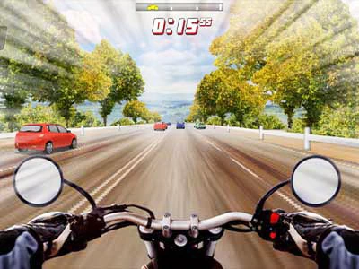 Motociclista Extremo Da Rodovia captura de tela do jogo