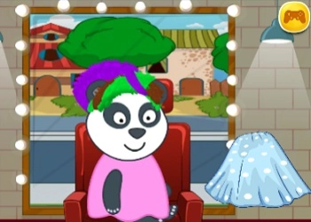 Hippo Hair Salon game screenshot