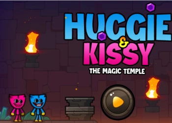 Huggie & Kissy Il Tempio Magico screenshot del gioco