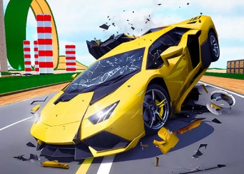Катастрофа На Рампата На Hyper Cars екранна снимка на играта