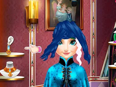 Cortes De Cabelo Reais Da Princesa De Gelo captura de tela do jogo