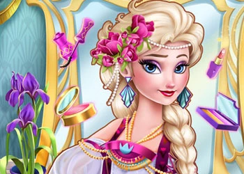 Buz Kraliçesi Elsa Art Deco Couture oyun ekran görüntüsü