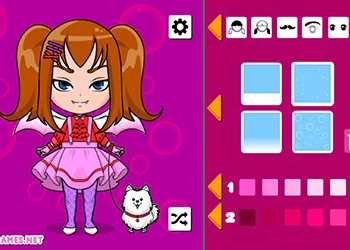 Criador De Avatar Kawaii Chibi captura de tela do jogo