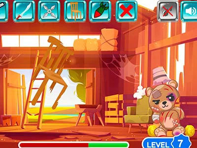 Kick The Teddy Bear game screenshot