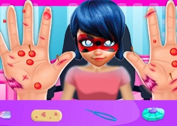 Ladybug Miraculous Hand Doctor - Fun Games For Gir game screenshot