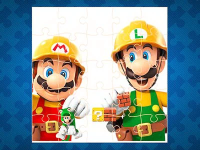 Puzzle Mario Și Prieten captură de ecran a jocului