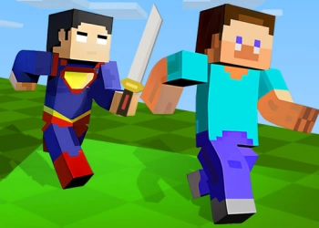 Minecraft Bitva Party snímek obrazovky hry