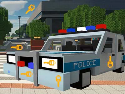 Minecraft Cars Clés Cachées capture d'écran du jeu