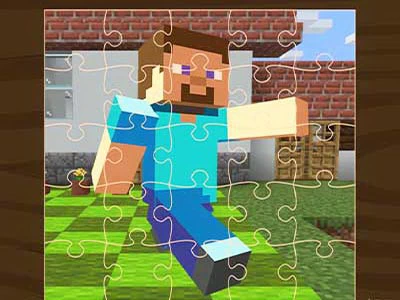 Jigsaw Minecraft captură de ecran a jocului