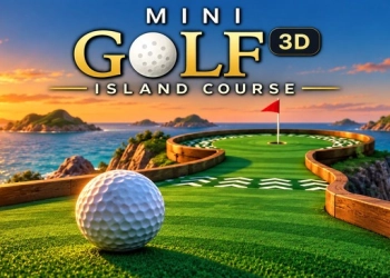 Mini Golf 3D - Eilandbaan schermafbeelding van het spel