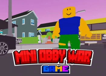Mini Obby Krigsspil skærmbillede af spillet