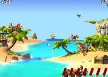 Pirati Moorhuhn screenshot del gioco