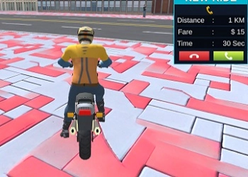 Moto-Taxi-Fahren: Motorradspiele Spiel-Screenshot