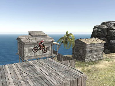Moto Trials Beach 2 skærmbillede af spillet