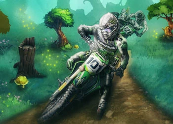 Motocross Forest Challenge 2 captură de ecran a jocului