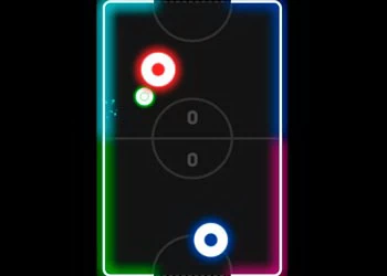 Neonowy Hokej zrzut ekranu gry