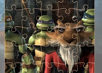 Puzzle Želvy Ninja snímek obrazovky hry