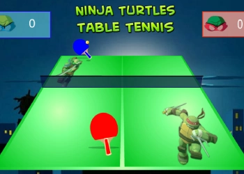 Țestoasele Ninja: Tenis De Masă captură de ecran a jocului