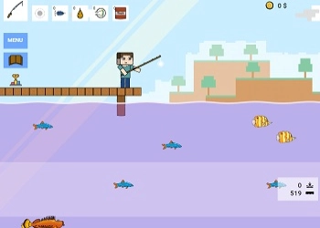 Zábavné rybaření pro začátečníky snímek obrazovky hry