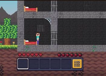 Noob Miner: Həbsxanadan Qaçın oyun ekran görüntüsü