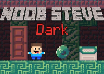 Noob Steve Dark captura de tela do jogo