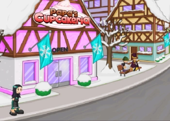 Papa's Cupcakeria schermafbeelding van het spel