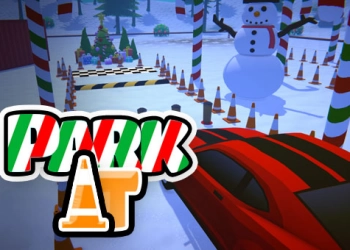 Park It Vánoce snímek obrazovky hry