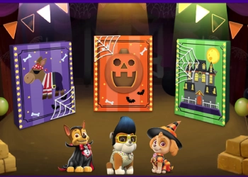Paw Patrol: Halloween Puzzle Party pelin kuvakaappaus