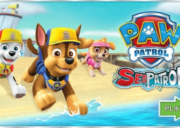 Paw Patrol: Zeepatrouille schermafbeelding van het spel