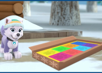 Paw Patrol: Snow Day Math Moves skærmbillede af spillet