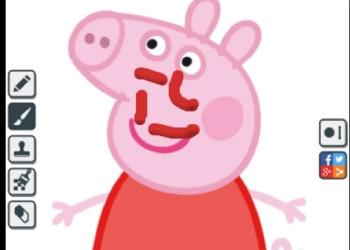 Малюнок Свинка Пеппа скріншот гри
