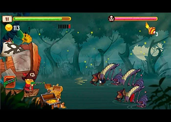 Piraten Gegen Zombies Spiel-Screenshot