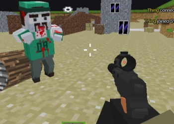 Zombie Kiamat Pixel Wars tangkapan layar permainan