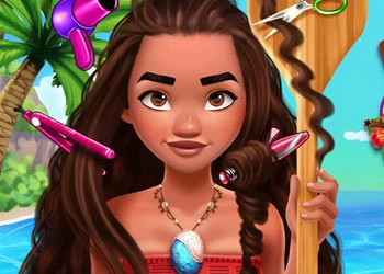 Cortes De Pelo Reales De La Princesa Polinesia captura de pantalla del juego